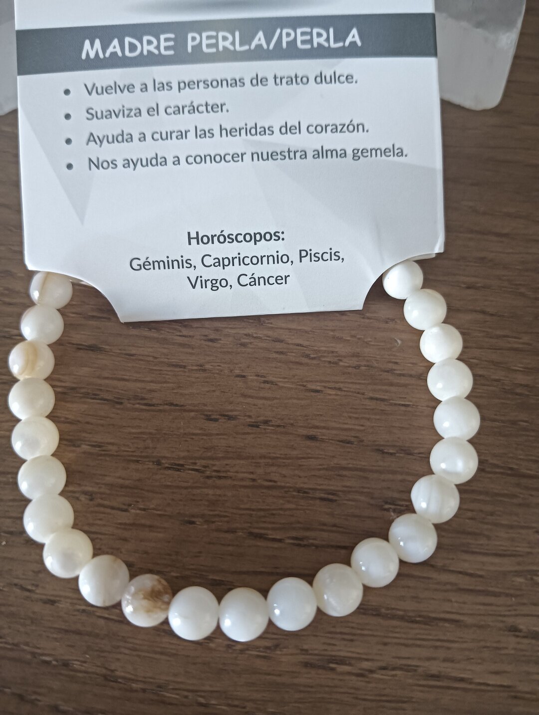 Pulsera madre perla natural