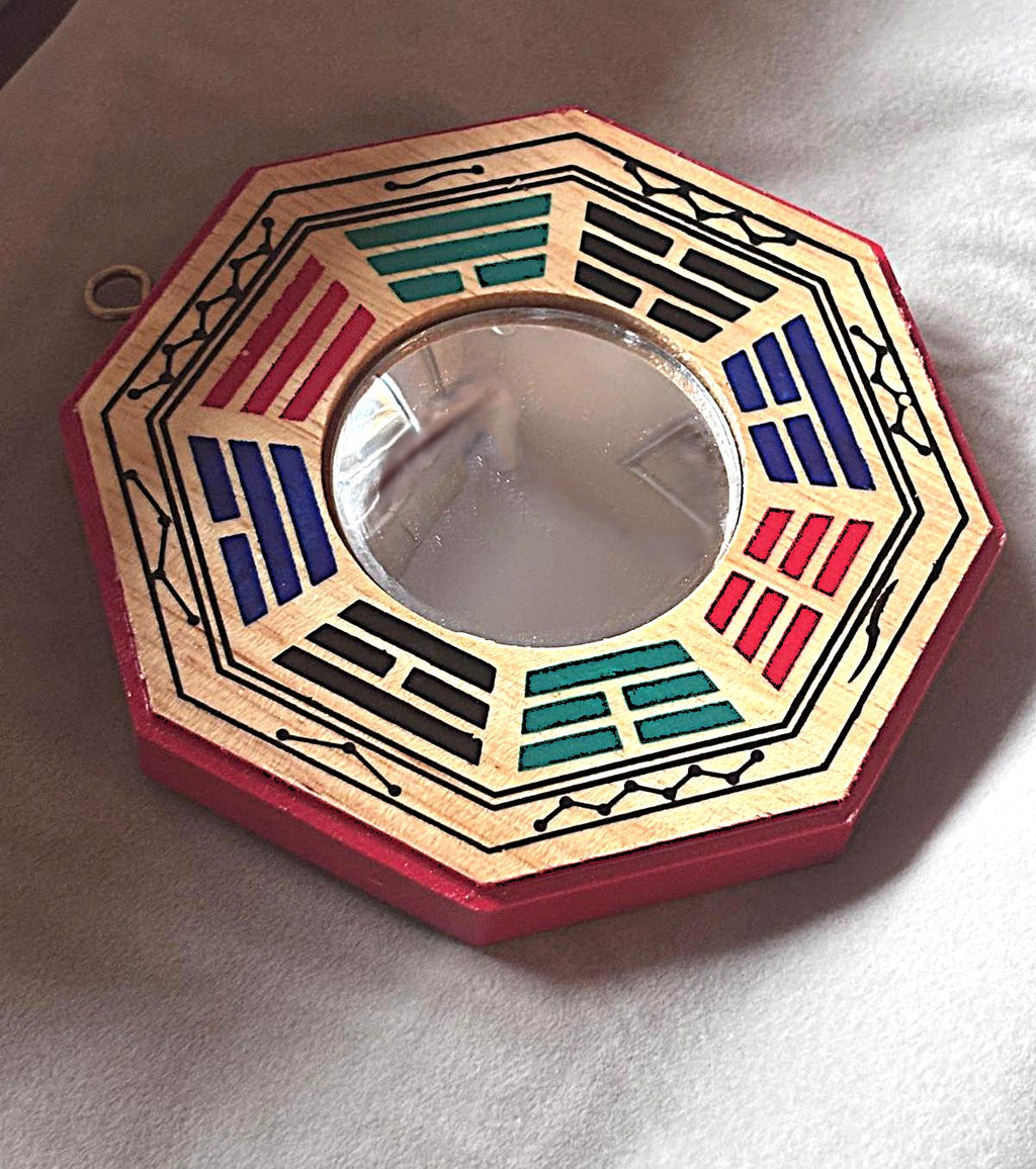 espejo protector Bagua, contra malas energías