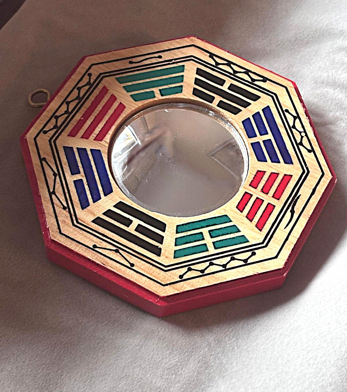 espejo protector Bagua, contra malas energías