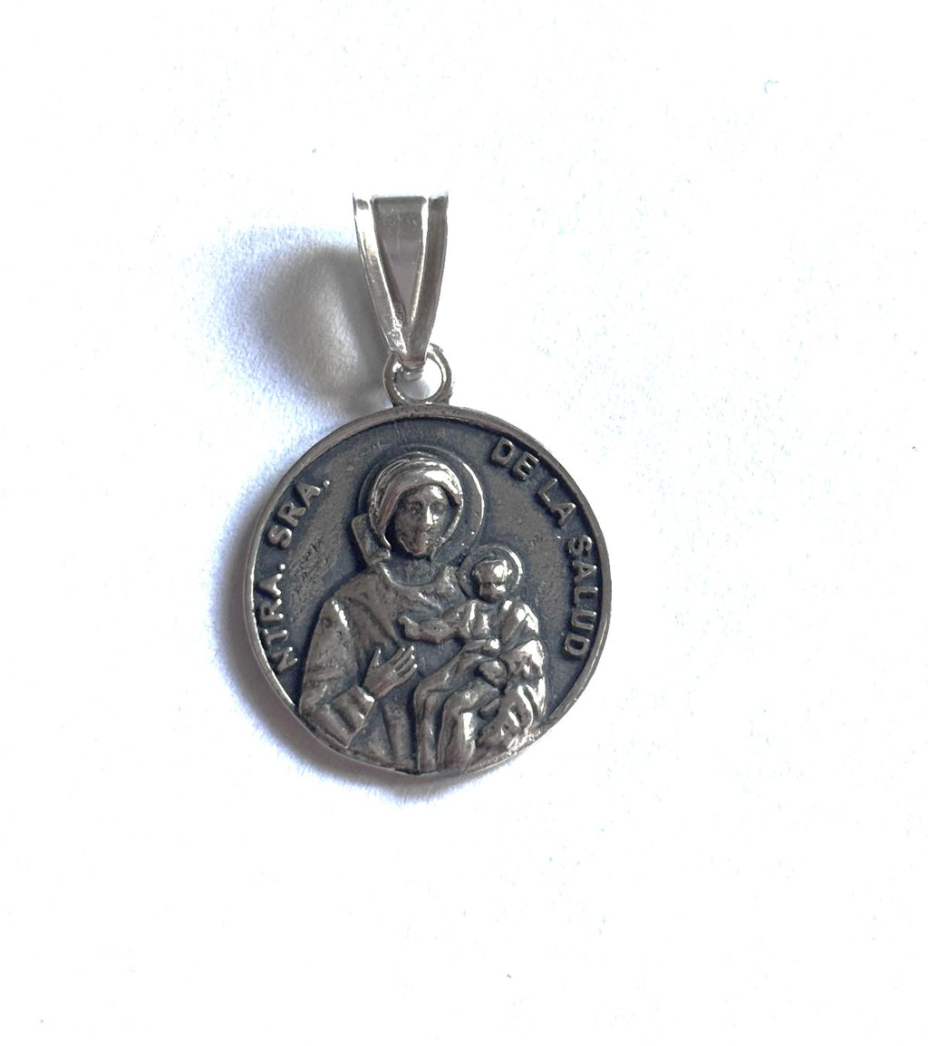 colgante virgen de la Salud