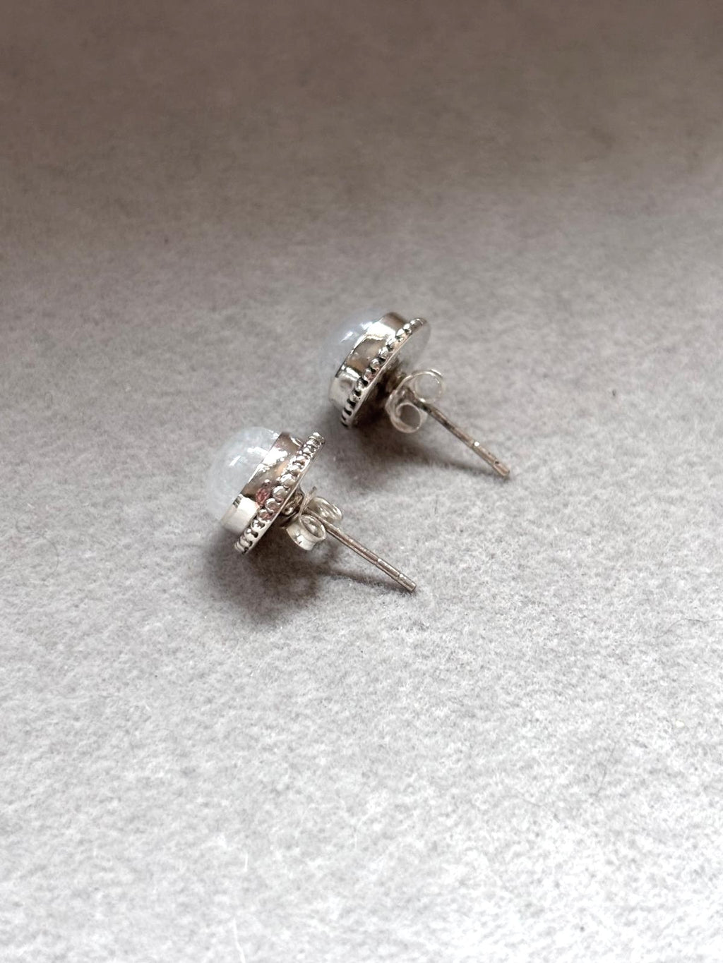 Pendientes Piedra Luna · Plata de Ley 925
