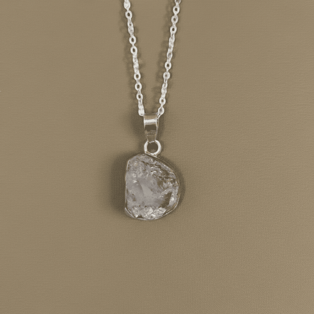 collar cuarzo diamante Herkimer