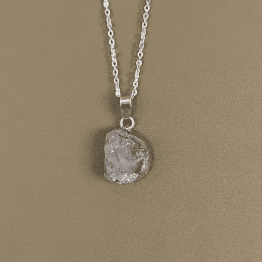 collar cuarzo diamante Herkimer