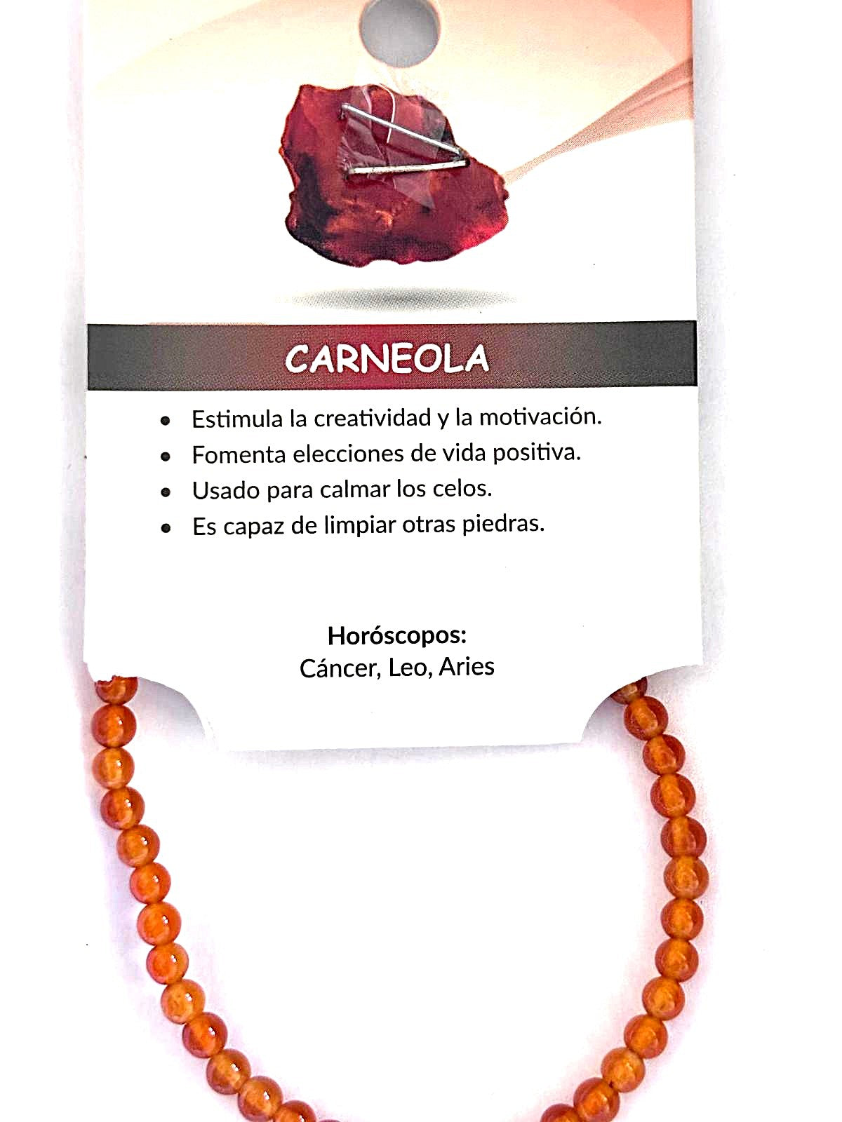 pulsera Carneola