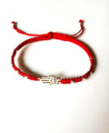 pulsera mano de fátima macramé