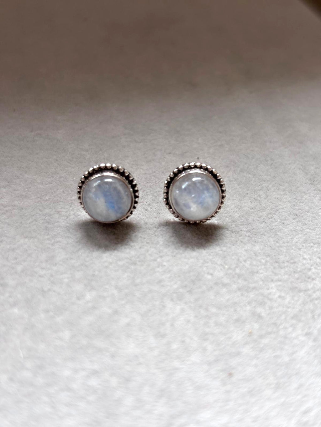 Pendientes Piedra Luna · Plata de Ley 925