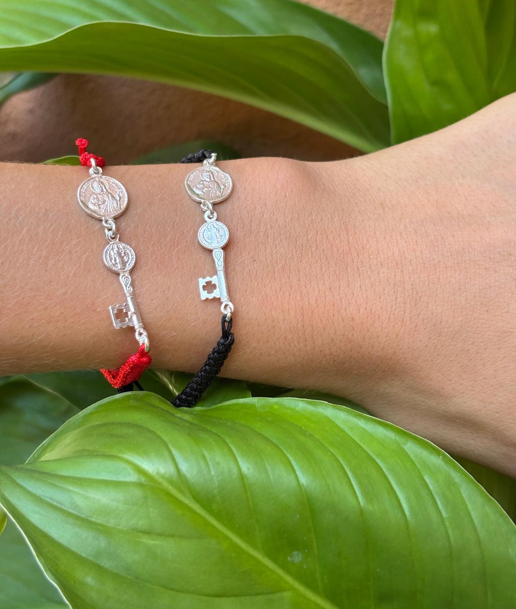 Pulsera abre caminos macramé