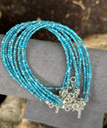 pulsera facetada de cianita