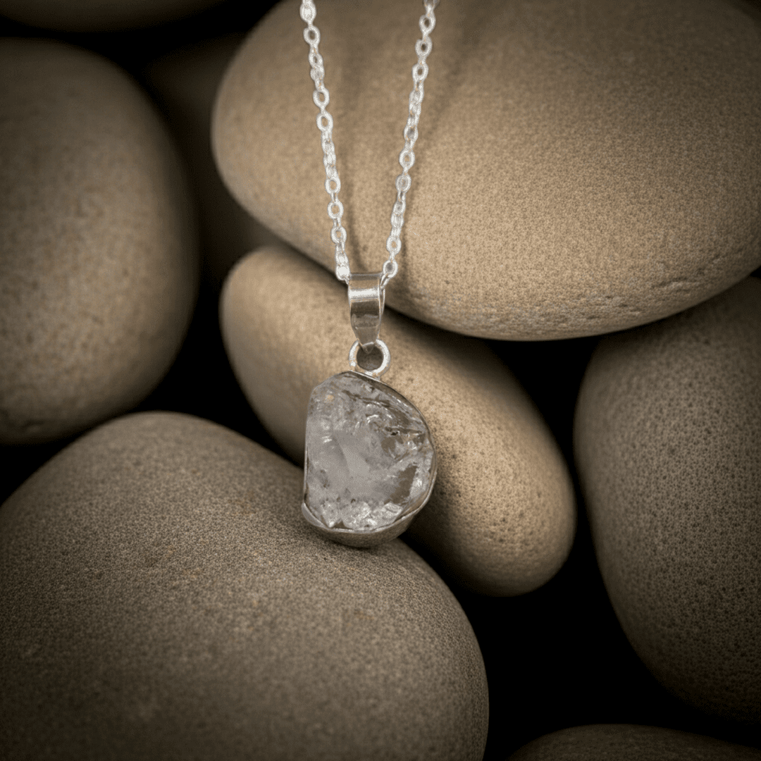 collar cuarzo diamante Herkimer