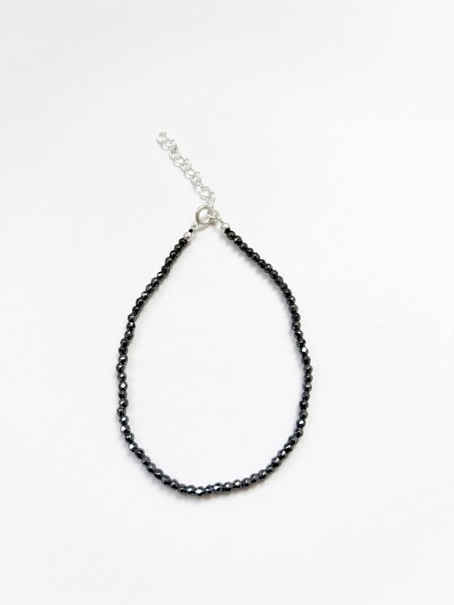 Pulsera Hematite Natural | Plata de Ley 925