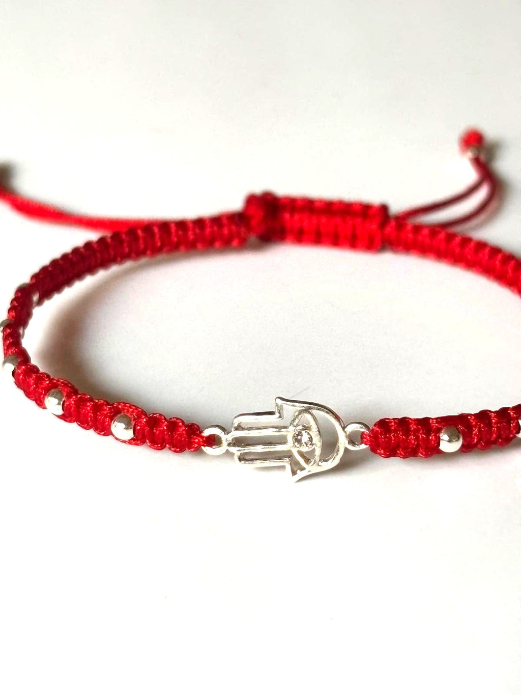 pulsera mano de fátima macramé