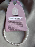 Pulsera cuarzo blanco