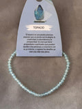 Pulsera topacio facetado