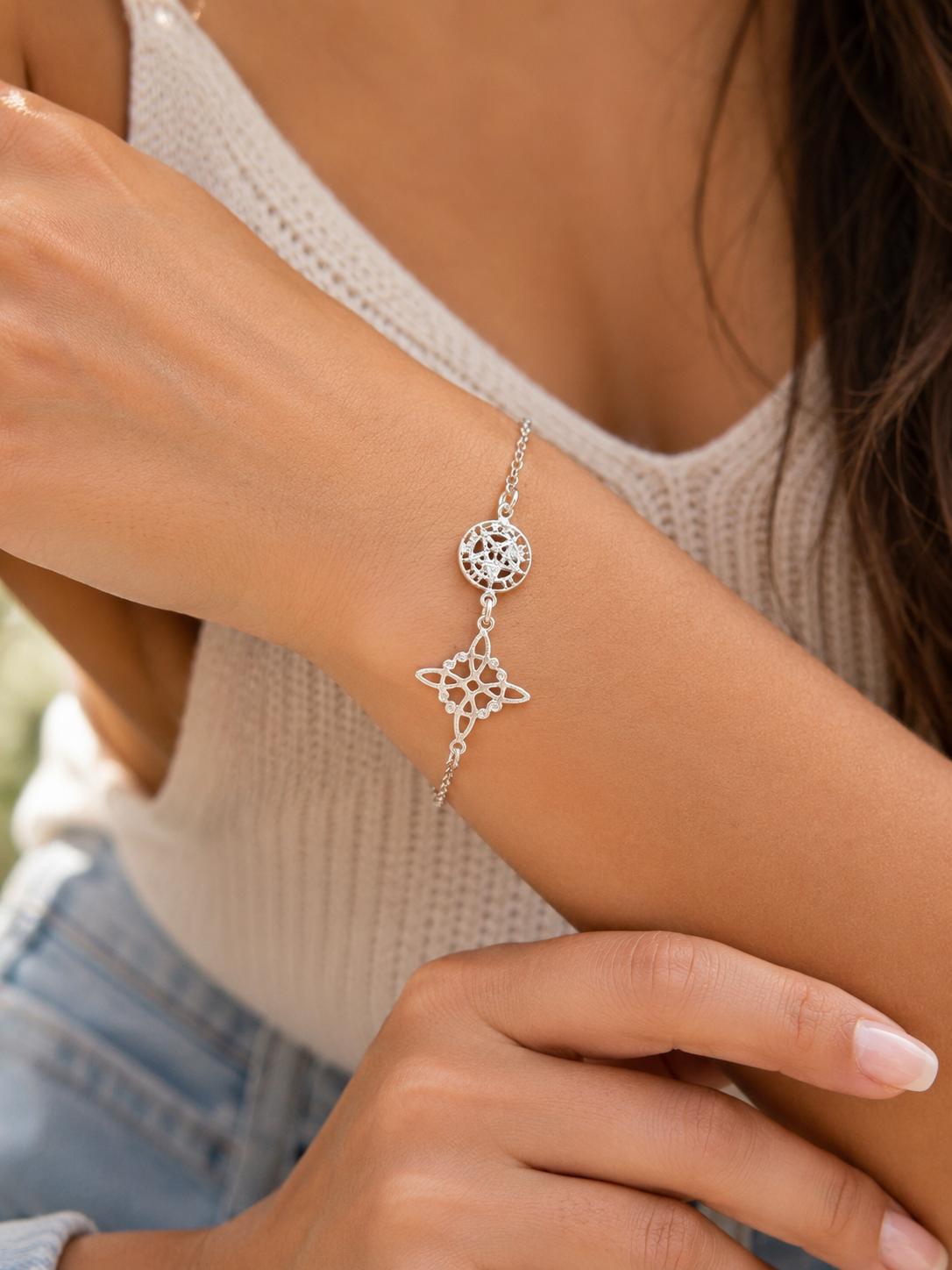 Pulsera amuleto doble protección