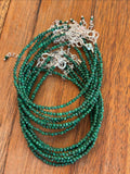 pulsera facetada Malaquita