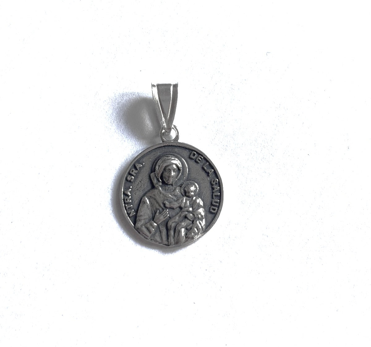 colgante virgen de la Salud