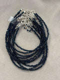 pulsera facetada zafiro
