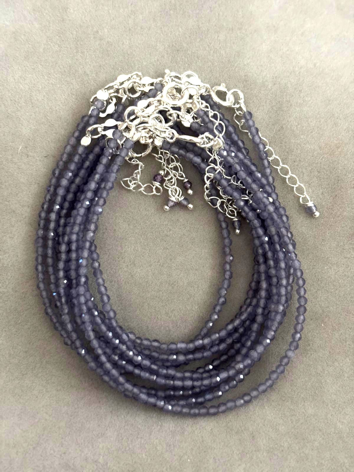 pulsera facetada amatista