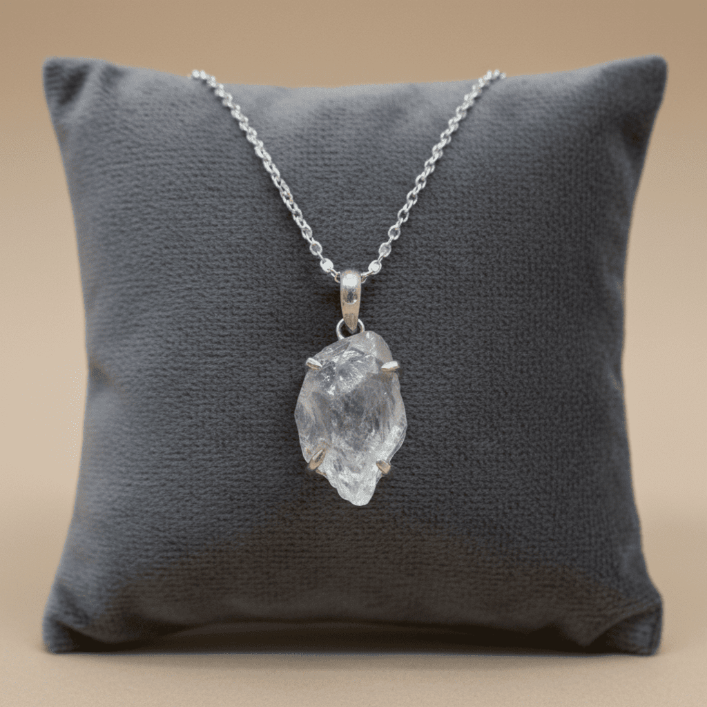 collar cuarzo diamante Herkimer