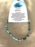 pulsera facetada apatita
