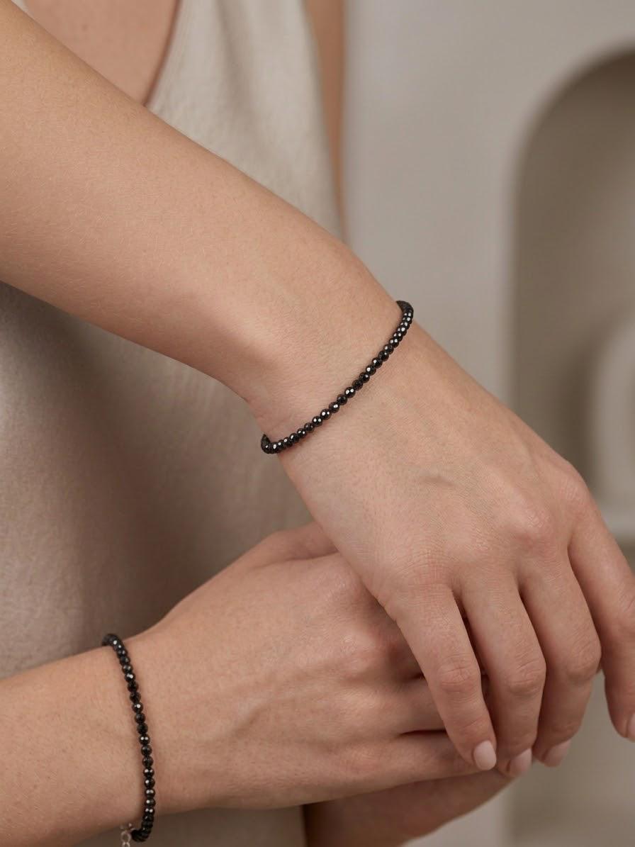 Pulsera Hematite Natural | Plata de Ley 925