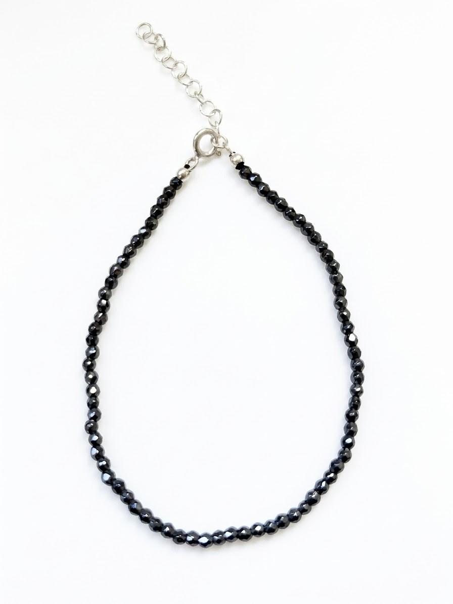 Pulsera Hematite Natural | Plata de Ley 925