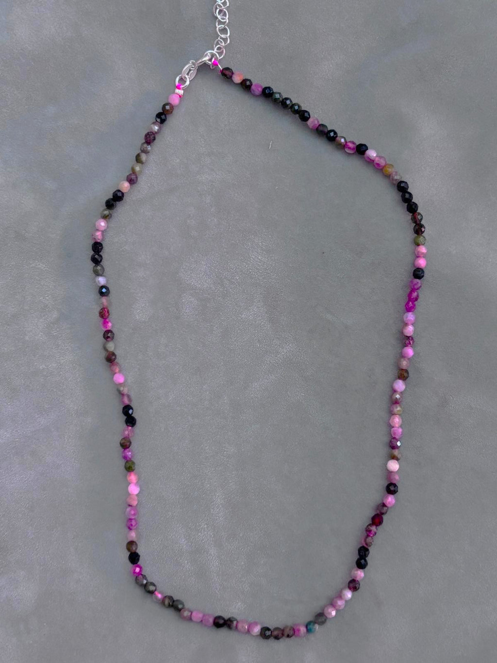 Collar turmalina de colores