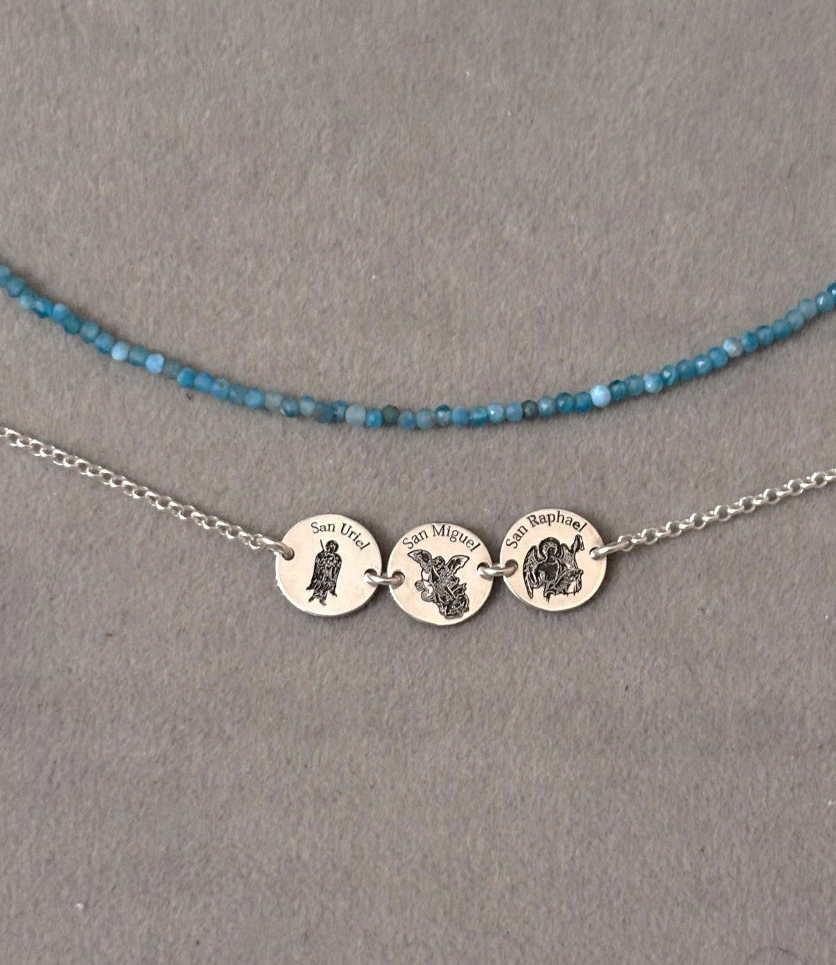 Pack Pulseras Tres Arcángeles y Cianita · Protección y Conexión