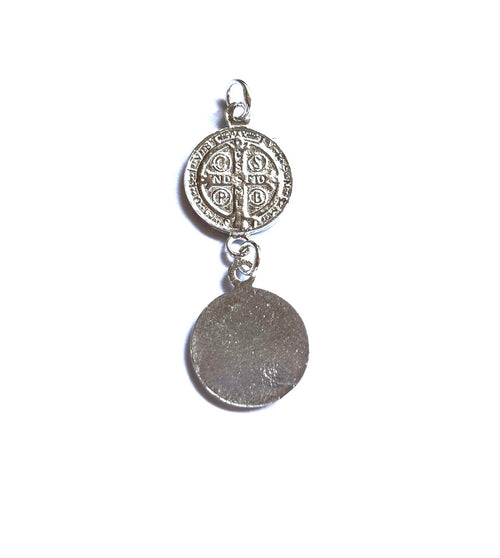 Colgante llave San Benito y San Judas Tadeo