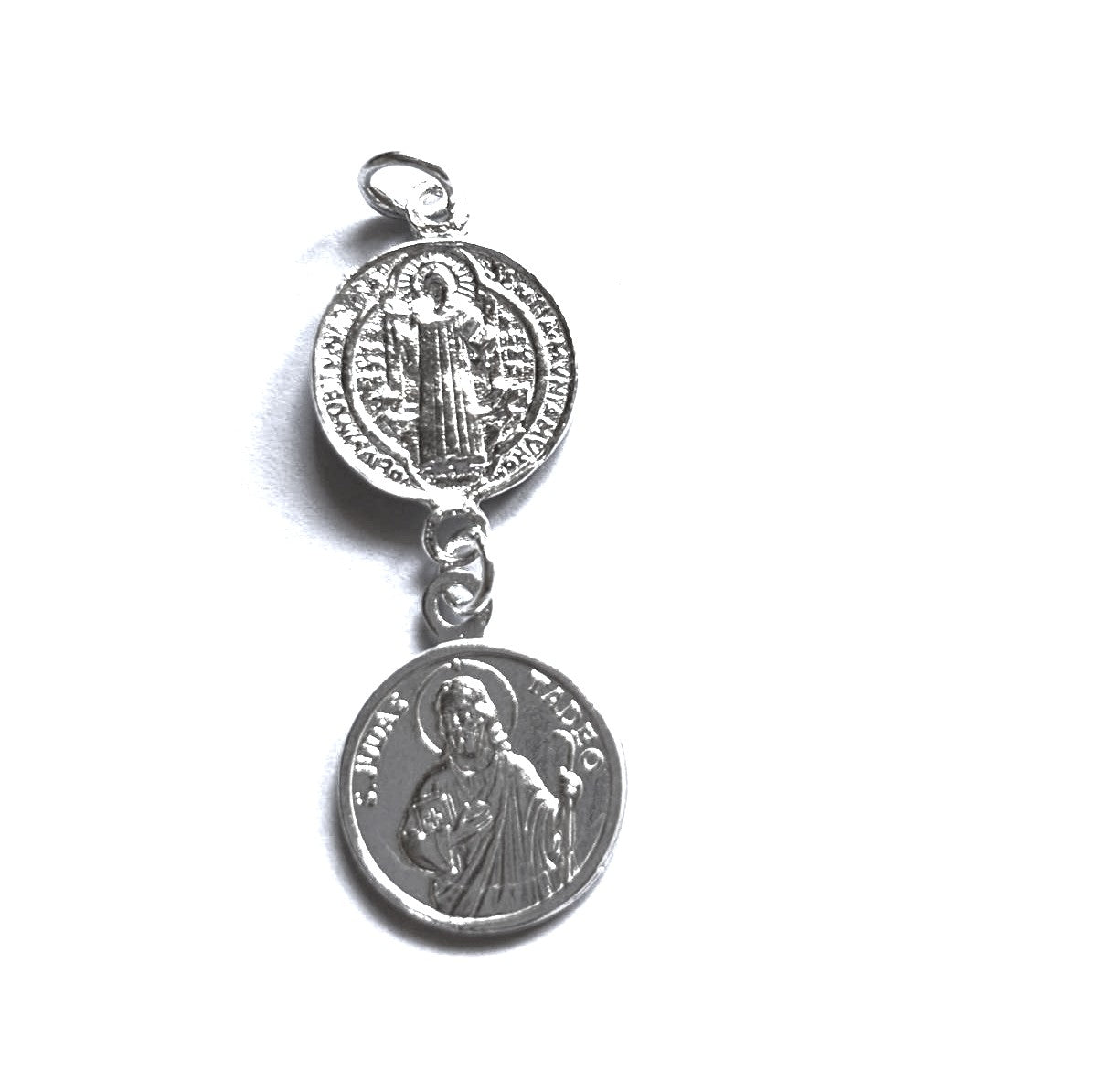 Colgante llave San Benito y San Judas Tadeo