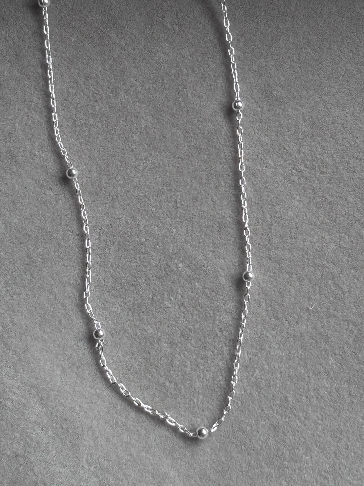 cadena bolitas 45cm y 50cm