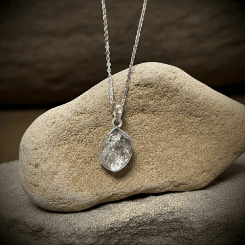 collar cuarzo diamante Herkimer