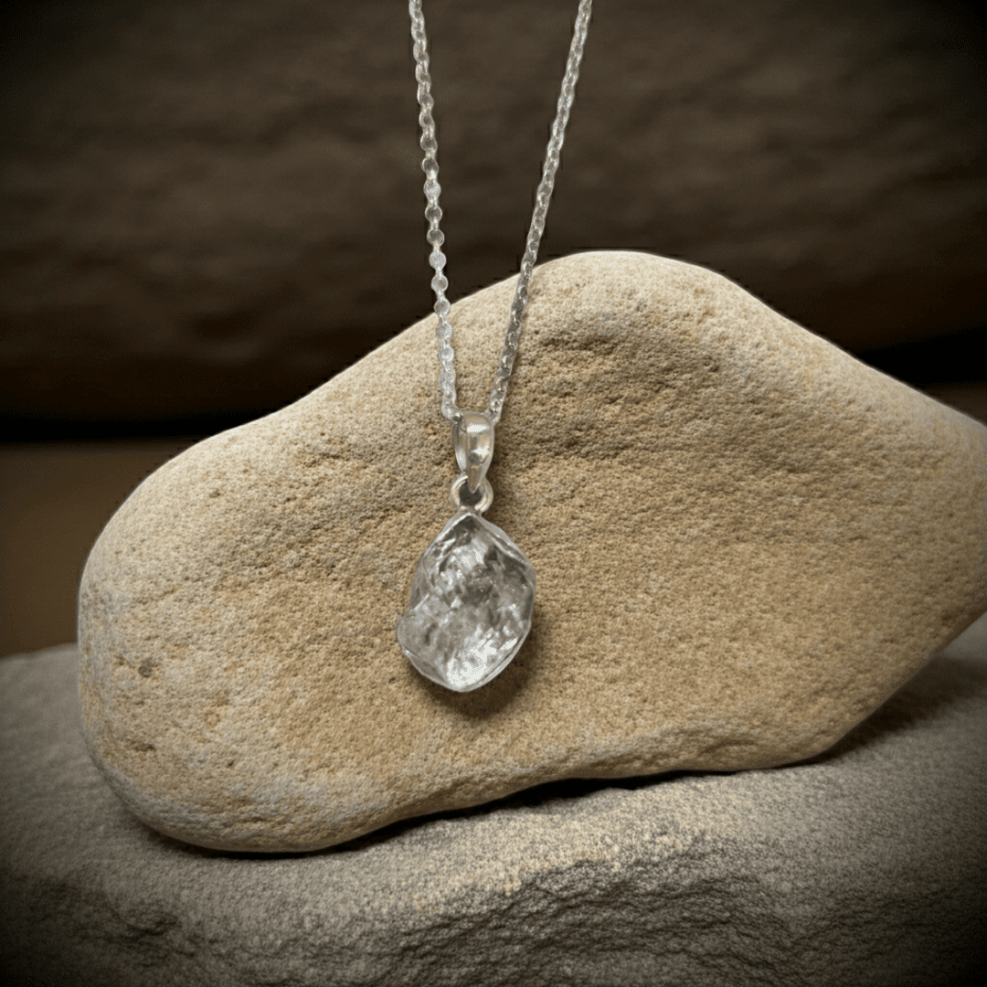 collar cuarzo diamante Herkimer