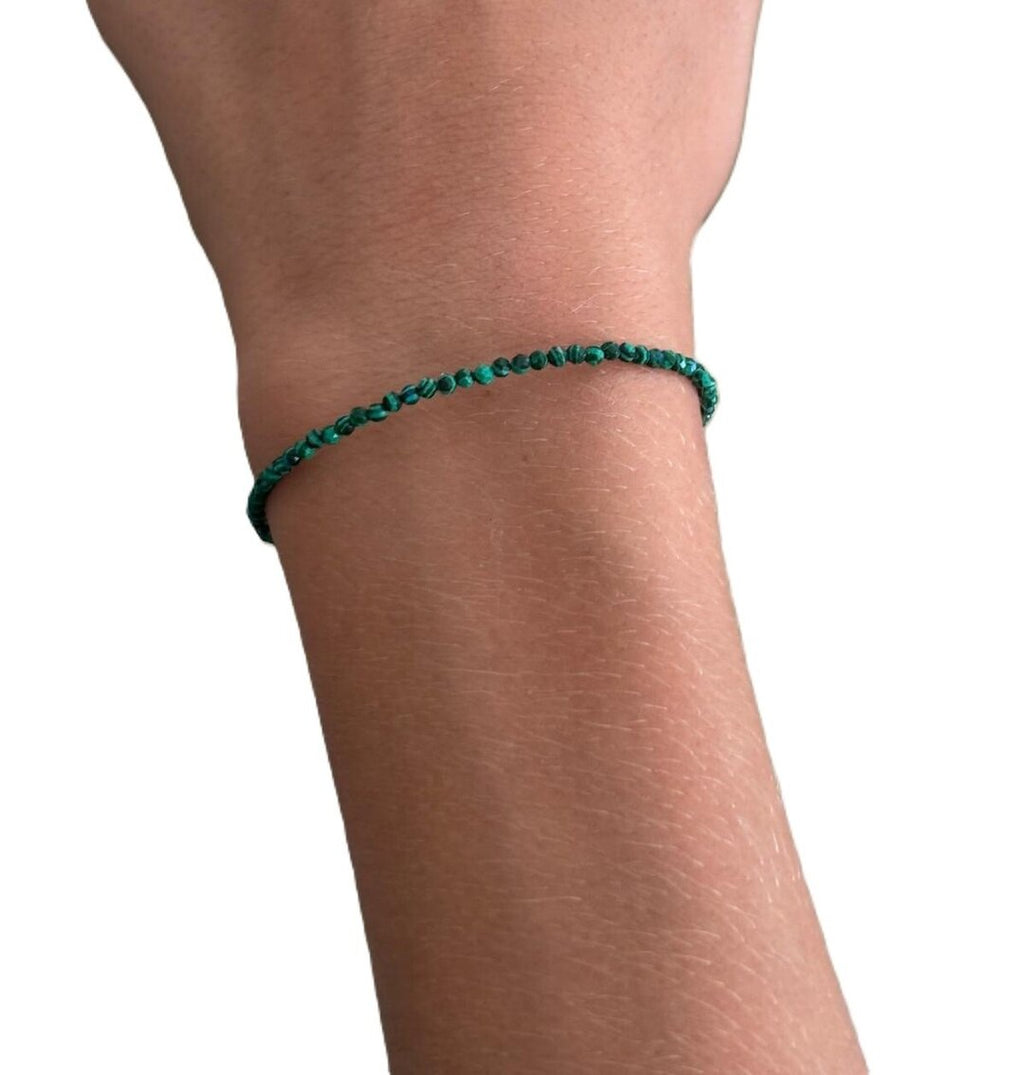pulsera facetada Malaquita