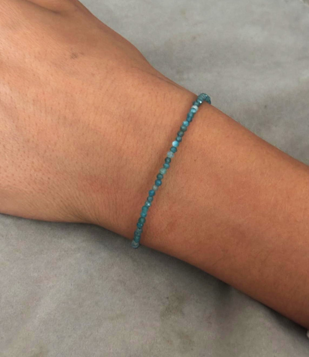 pulsera apatita facetada