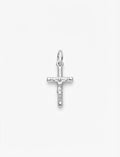 Colgante crucifijo de Cristo en plata de ley 925