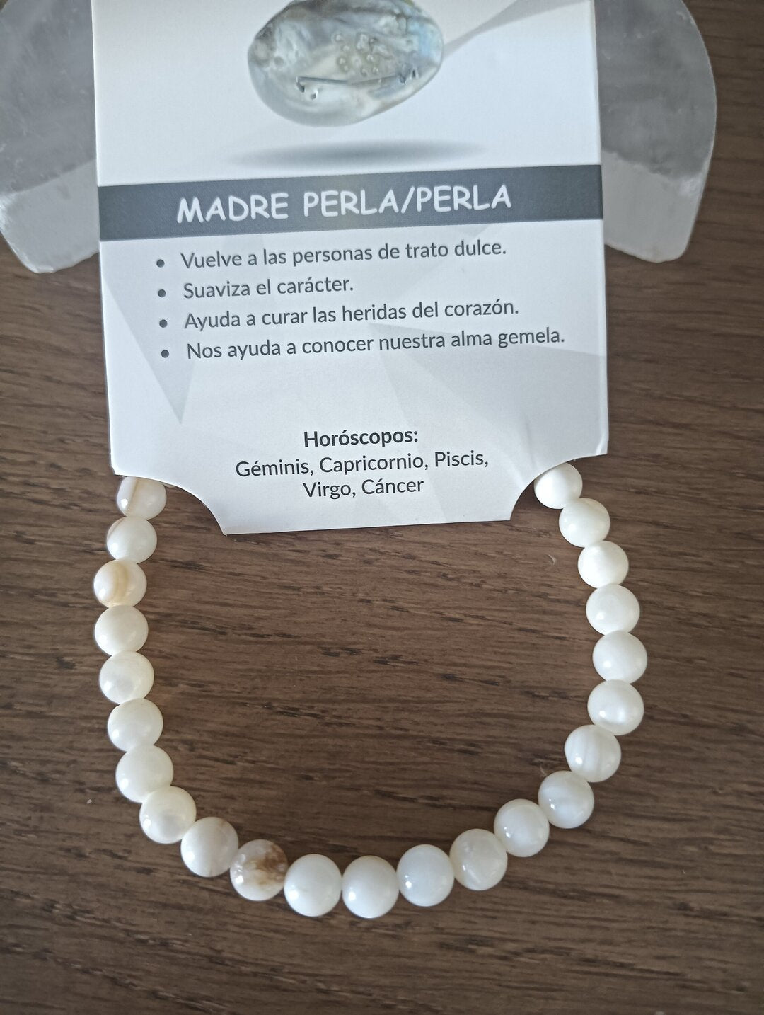 Pulsera madre perla natural