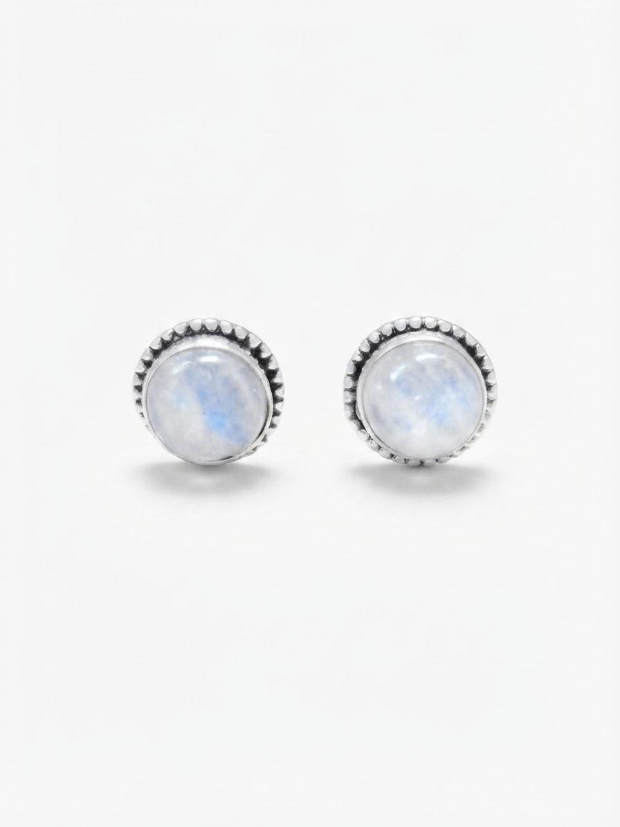 Pendientes Piedra Luna · Plata de Ley 925