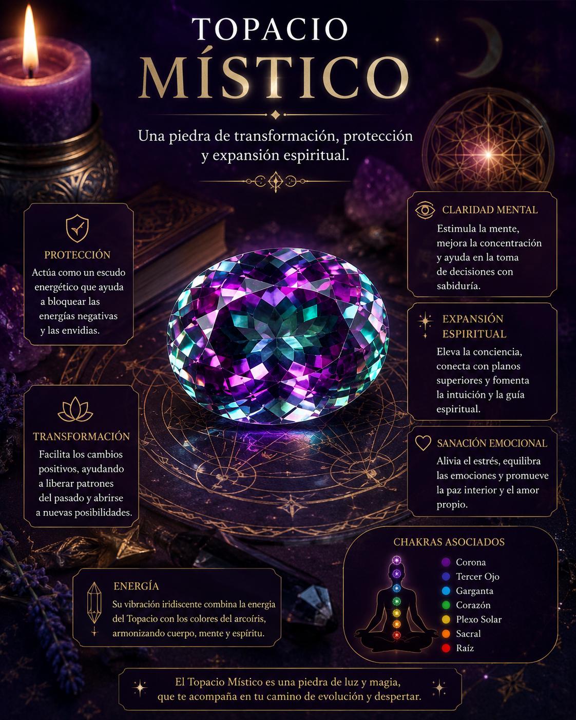 anillo topacio místico