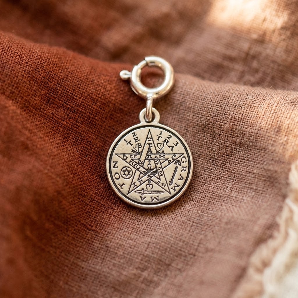 Colgante Tetragramatón en plata de ley · Un símbolo para tu camino espiritual