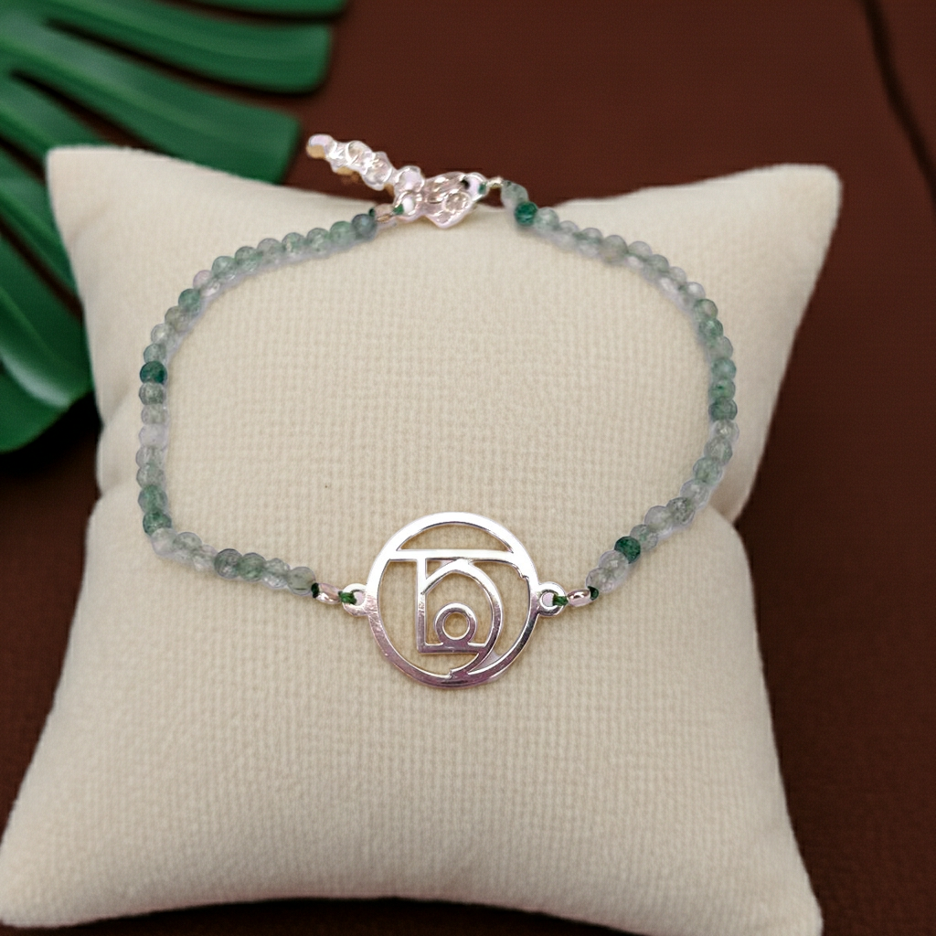 pulsera cuarzo verde y Sigilo de la Salud