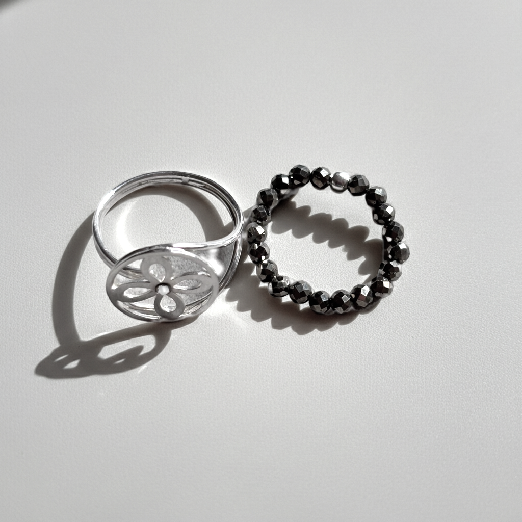 conjunto  sigilo y pirita para la abundancia