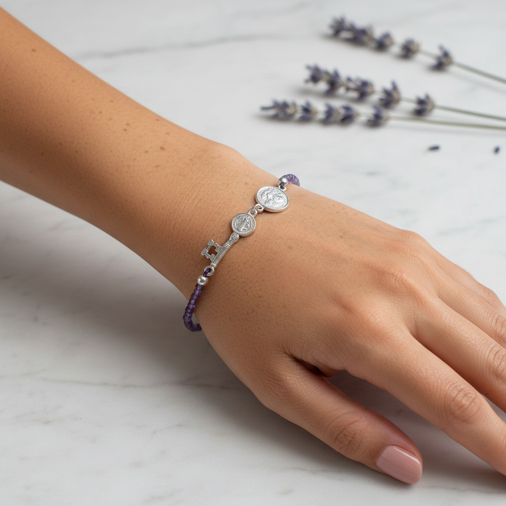 pulsera abre caminos con amatista