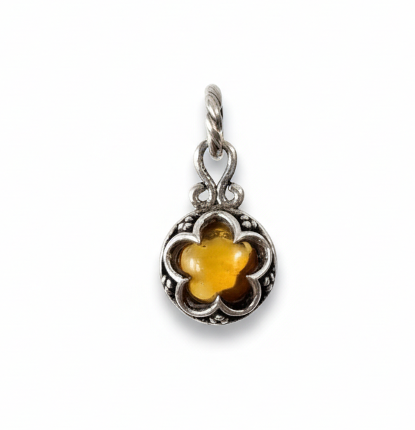colgante Gotland  con esfera de citrino