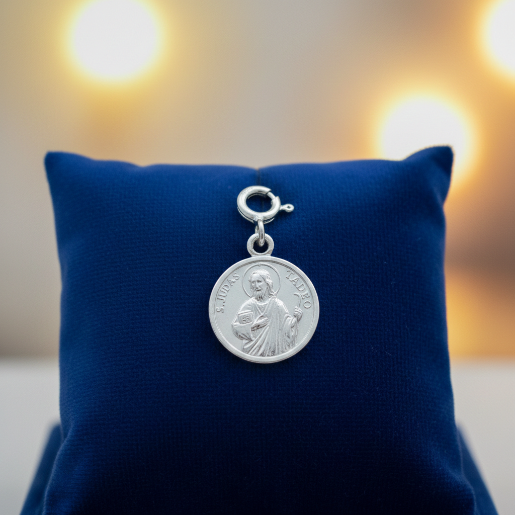 colgante medalla San Judas Tadeo para pulsera o collar