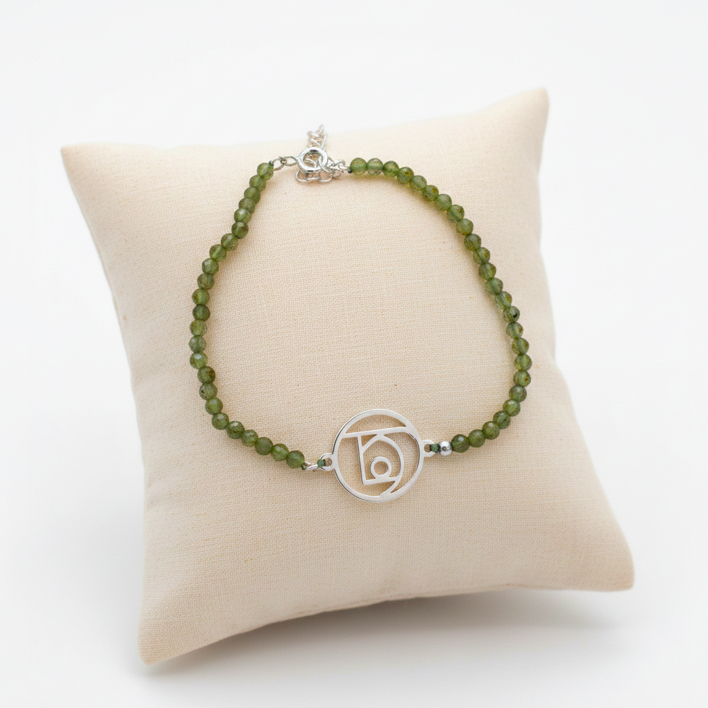 pulsera peridoto y Sigilo de la Salud