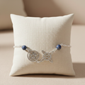 pulsera amuleto doble protección con lapizlázuli