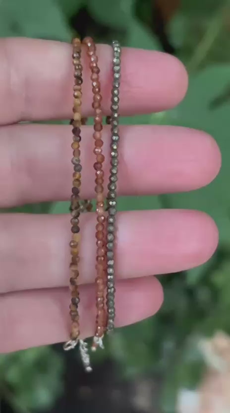 Trío de la Abundancia | Pulseras de ojo de tigre, citrino y pirita